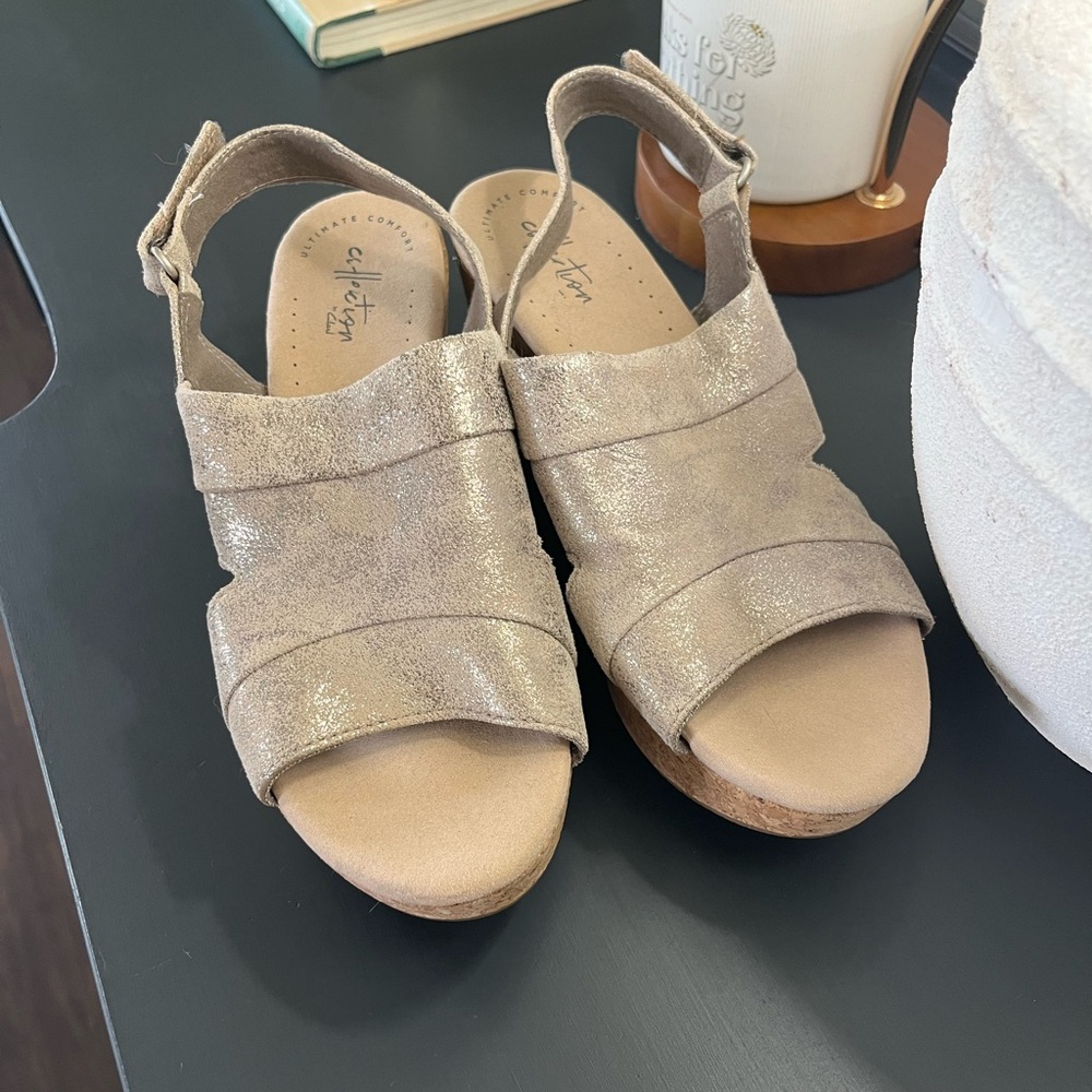 Clarks Women's Metallic Sandals